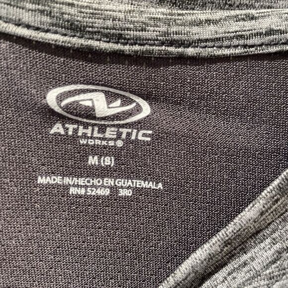 Athletic Works SET OF 2 Boys T Shirts Size Medium 8/10 Gray NEW DriWorks - Picture 3 of 7